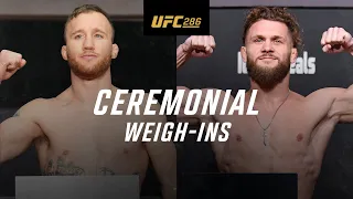 UFC 286: Ceremonial Weigh-In