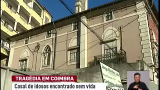 Casal de idosos encontrado morto em Coimbra