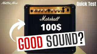 GOOD SOUND FOR CHEAP? - Marshall MG15DFX Quick Test - Matteo Nori