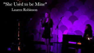 She Used to be Mine (Waitress) - Lauren Robinson