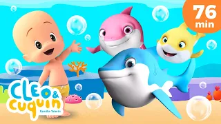 Baby Shark  y más canciones infantiles para bebés con Cleo y Cuquín