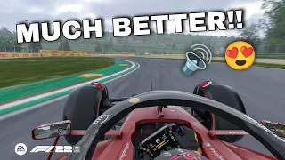 THE CHANGED ENGINE SOUNDS IN F1 22 ARE SO REALISTIC! 🤩