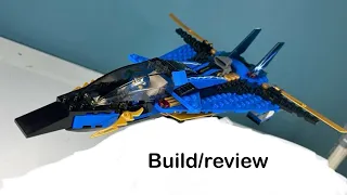Lego Ninjago jay’s storm fighter from 2012 build/review