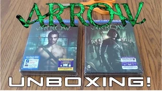 Arrow Double-Unboxing! Seasons 1 & 2 Blu-Ray/DVD/UV Combo