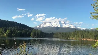 View of Mount Shasta from lake Siskiyou #mountshasta #mtshasta #mtshastaspiritualtours