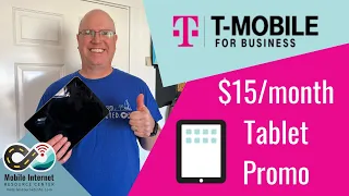 T Mobile Business Tablet Promo – $15/Month For Unlimited Data And 10GB Of Mobile Hotspot