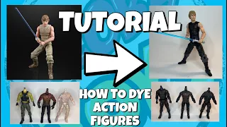 How to Dye Action Figures - Tutorial - Marvel Legends, Star Wars Black Series. Jacobs Toys