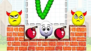 Draw To Smash Logic puzzle Game / All levels 91 - 99 / New level Game / Walktrhouh Game / Andriod