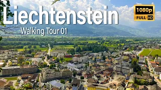 Liechtenstein Travel Walk, Malbun Liechtenstein 🇱🇮  - HD Walking Tour (▶6min)|Walk around Sweden #19