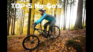 SO NICHT! Die Top-5 NO-GO-Tipps für Anfänger/innen | MTB Fahrtechnik