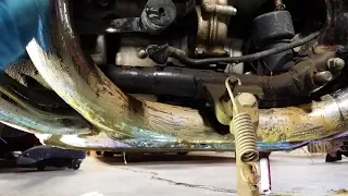 Clean rusty motorcycle exhaust in minutes. You must see this!