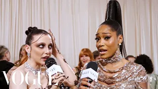 Keke Palmer Feels Close to Her Marc Jacobs Sisters | Met Gala 2024 With Emma Chamberlain