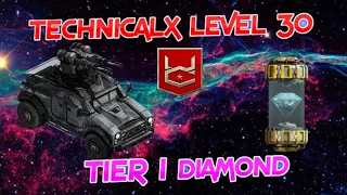 War Commander Technical level 30 & Diamond Tech.