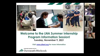 2022 LNA Summer Internship Program