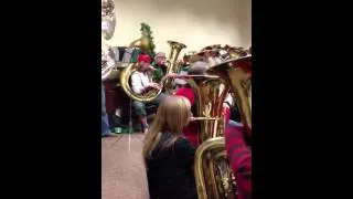 Cincinnati Tuba Christmas #1 rehearsal 2012