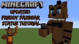 Minecraft Tutorial RE-DO: Updated Freddy Fazbear Statue (Five Nights at Freddy's)
