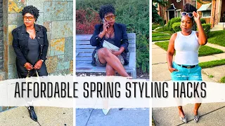 How to look POLISHED during the TRANSITIONAL seasons? #plussizefashion #chicago #styletips #thrift