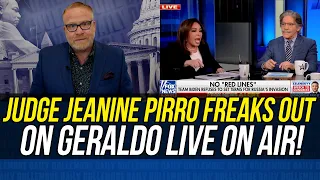 Geraldo Rivera STUNNED When Jeanine Pirro GOES PSYCHO About Donald Trump Being a Tough Guy!