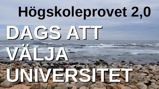 HP 2.0  Välj universitet noga! Att välja vem får glädjen ha dig som student efter högskoleprovet.