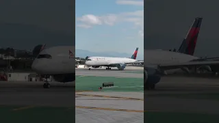 DELTA A350 taking off @ lax