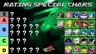 Sonic Forces Speed Battle: Special Characters Tier List