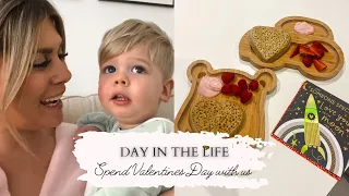 Spend Valentine’s Day with us | Day in the life with two toddlers | Mum of two UK