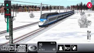 Train Sim Pro - Bullet Train Driving in Winter - Gameplay