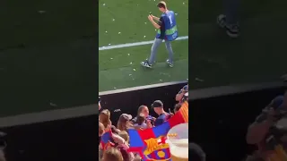 Patri Guijarro celebrating with his family #football #viral #shorts