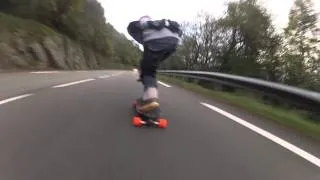 Ramzouz testing the latest Fluide Longskate