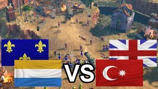Aizamk going FULL HALBERDIERS in a 2v2...!😃 [Age of Empires 3: Definitive Edition]
