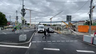 Gebhard-Müller-Platz - SlowMo - Überfahrt | 10.10.2020 | #S21 #stuttgart21