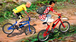 GTA V: VIDA REAL | FOMOS PARA UMA TRILHA DE BIKE NA FLORESTA🔥