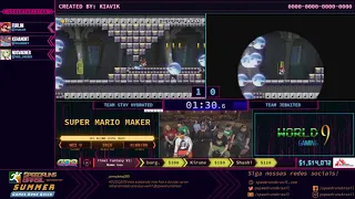 Super Mario Maker (3v3 Blind Level Race) - Restream PT-BR SGDQ2018