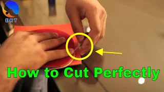 How to Cut Table Tennis Rubber Perfectly