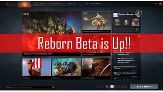 DOTA 2 Reborn Beta Source 2 - New Interface Exploration