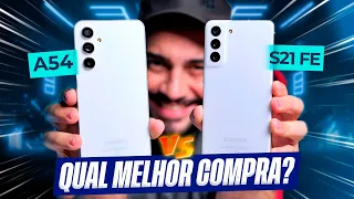 Galaxy A54 vs S21 FE: DISPUTA TOP! Qual a MELHOR COMPRA?