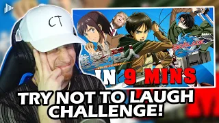 TRY NOT TO LAUGH | Attack on Titan in 9 Minutes