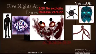 Five Nights at Doors 6/20 NO EXPLOITS RELEASE VERSION Verified || Hellhouse Challenger: Rub y