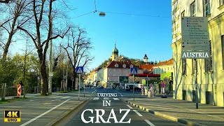 Driving in Graz, Austria (Österreich) | 4K UHD | Driving Tour | A Full Drive through Graz |