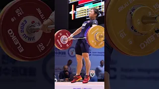 18 y/o Peix Xinyi (59kg 🇨🇳) snatching 103kg / 227lbs! #snatch #weightlifting #slowmotion