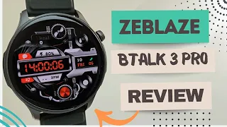 ZEBLAZE BTALK 3 PRO - Smartwatch LANÇAMENTO Com Tela AMOLED e 300 Watch Faces! Unboxing e Review