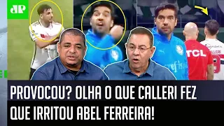 "VOCÊS FILMARAM ISSO?" OLHA o que Calleri FEZ com Abel Ferreira que IRRITOU o técnico do Palmeiras!