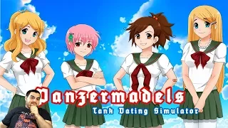 [18+] Шон играет в Panzermadels: Симулятор свидания с танками - часть 1