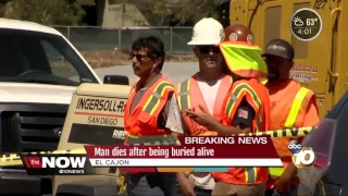 Construction worker dies after being buried alive