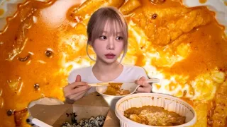 신메뉴 마라로제 엽떡.. 너무 솔직하게 리뷰해버림