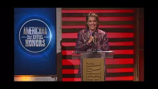 Brandi Carlile presents Indigo Girls with “Spirit of Americana Freedom of Speech” Award!!