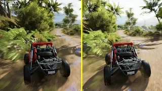 Forza Horizon 3 Xbox One S vs Xbox One X Enhanced Graphics Comparison