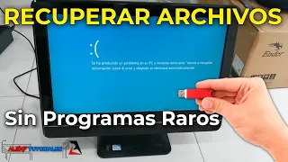 Recuperar Archivos en PC con Windows Dañado [SIN PROGRAMAS RAROS] 💻