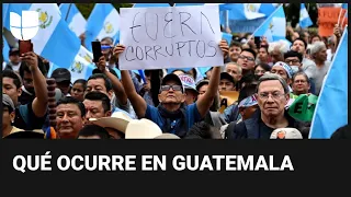 Bloqueos y numerosas protestas: ¿qué pasa en Guatemala?