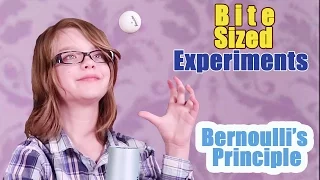 Cool Bernoulli's Principle Science Experiment- BiteSized Experiments